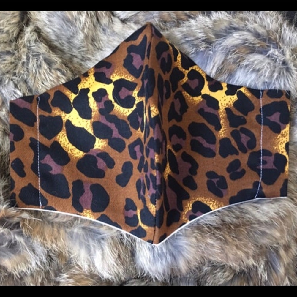 Cheetah Print Face Mask